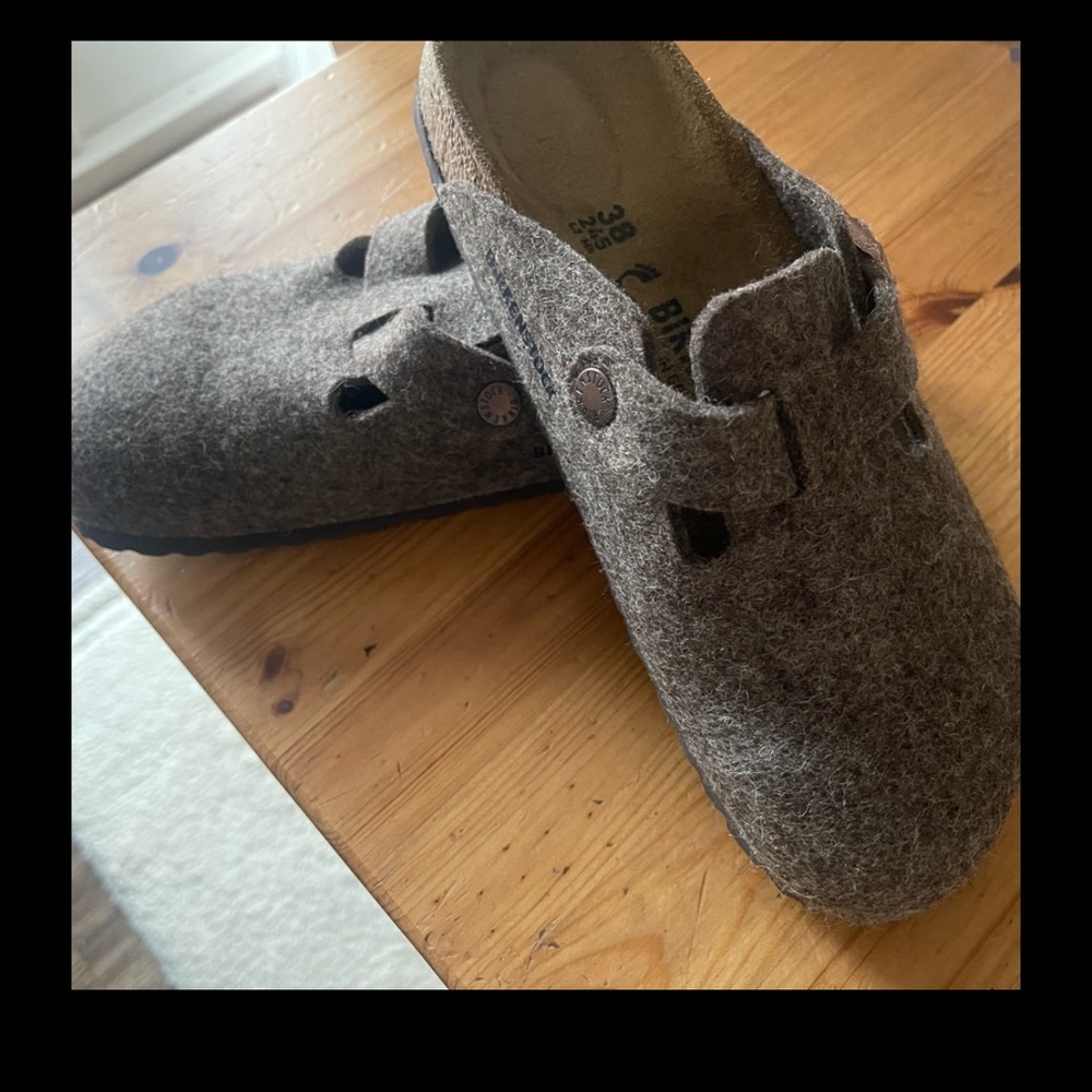Cozy wool Birkenstocks